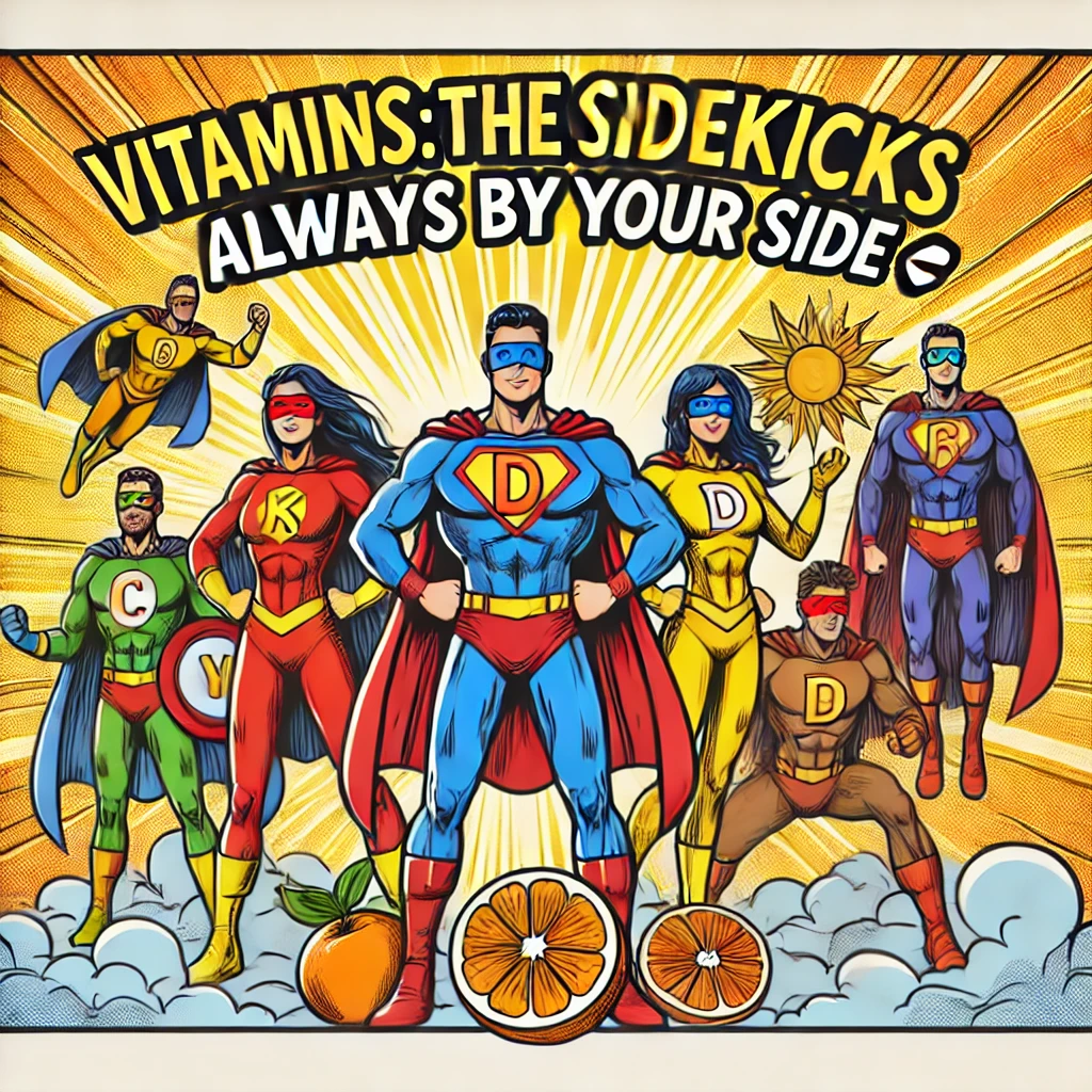 Vitamine: Die Sidekicks, die immer dabei sind – Kleine Helfer mit großer Wirkung für deine Gesundheit.