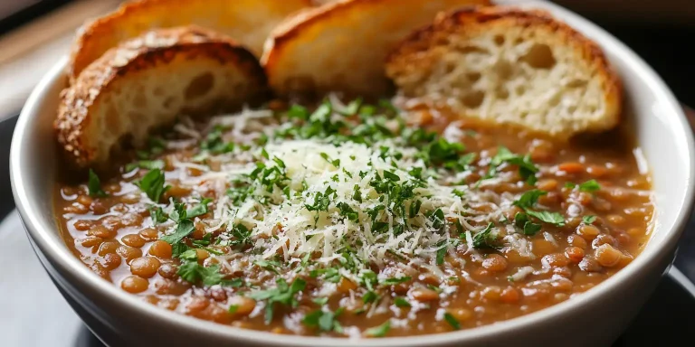 Herzhaft, würzig, und voller Geschmack – unsere italienische Linsensuppe ist das perfekte Soulfood für kalte Tage!