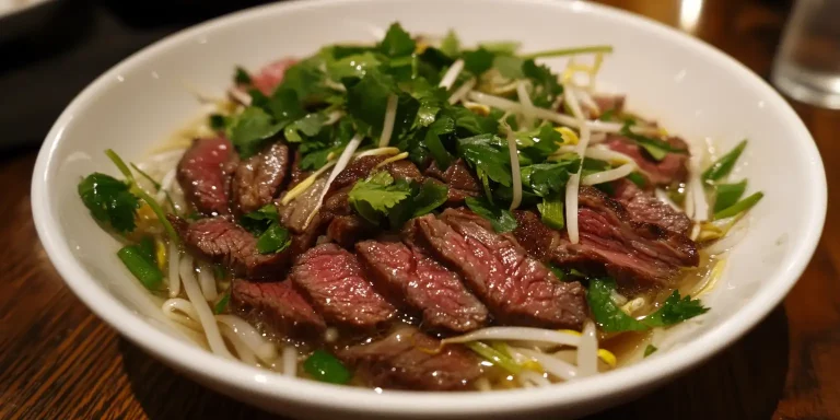 Pho Bo – Der vietnamesische Klassiker: Eine Schüssel voller Geschmack und Frische!