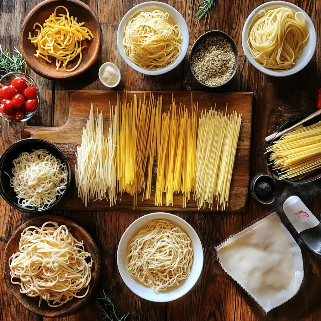 Von Spaghetti bis Soba – die Welt der Nudelvielfalt ist so bunt wie lecker. Jede Form hat ihren eigenen Platz auf dem Teller der Welt.🍜🌍