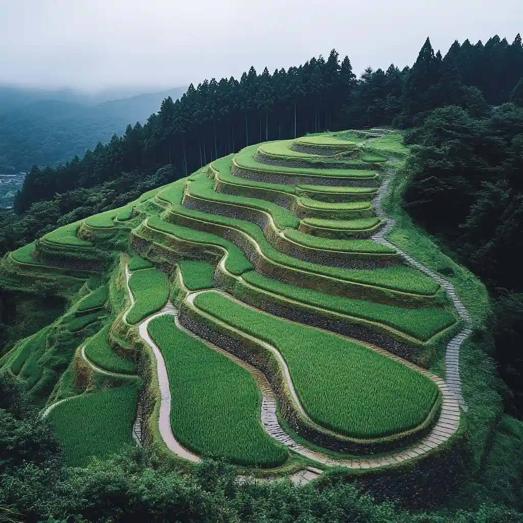 Reisterrassen – Meisterwerke der Landwirtschaft, die seit Jahrhunderten in Asien Wasser effizient nutzen und beeindruckende Landschaften formen. 🌾⛰️